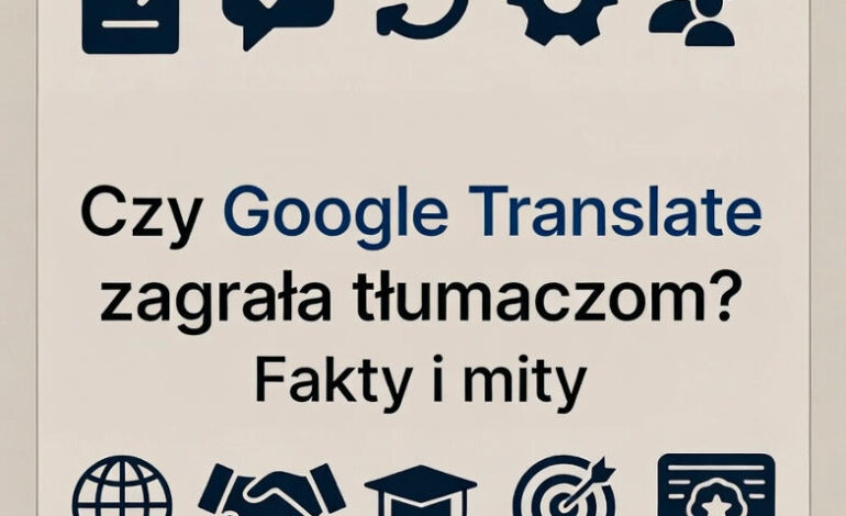 Czy Google Translate zagraża tłumaczom? Fakty i mity